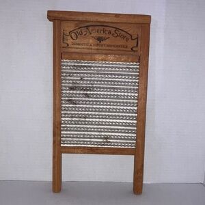 Old America Store Wooden Washboard Small 8x14”